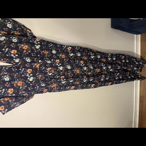 A Beautiful Soul blue floral jumpsuit - Picture 2 of 5